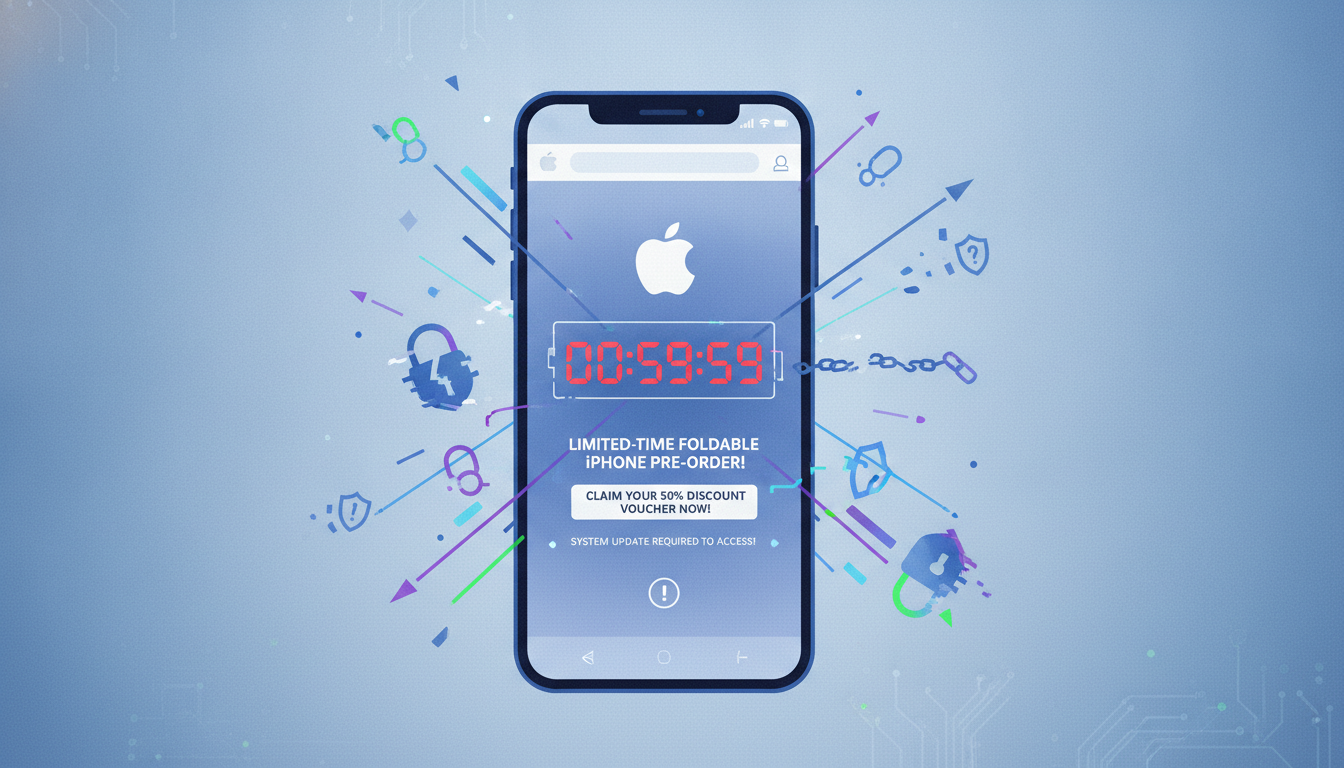 Editorial illustration for: Beware of Fake iPhone Pre-Order Scams
