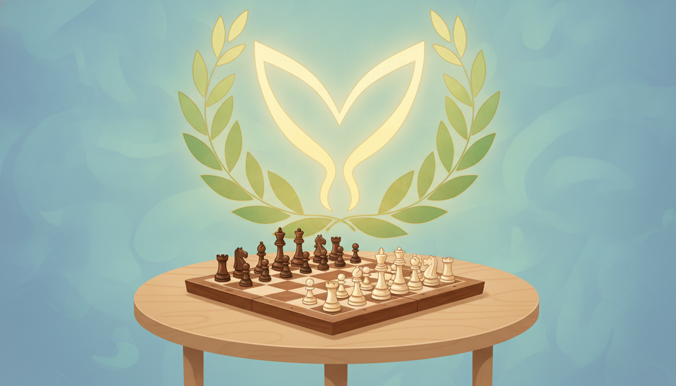 Editorial illustration for: Bodhana Sivanandan Becomes Youngest Female International Master at Age 11