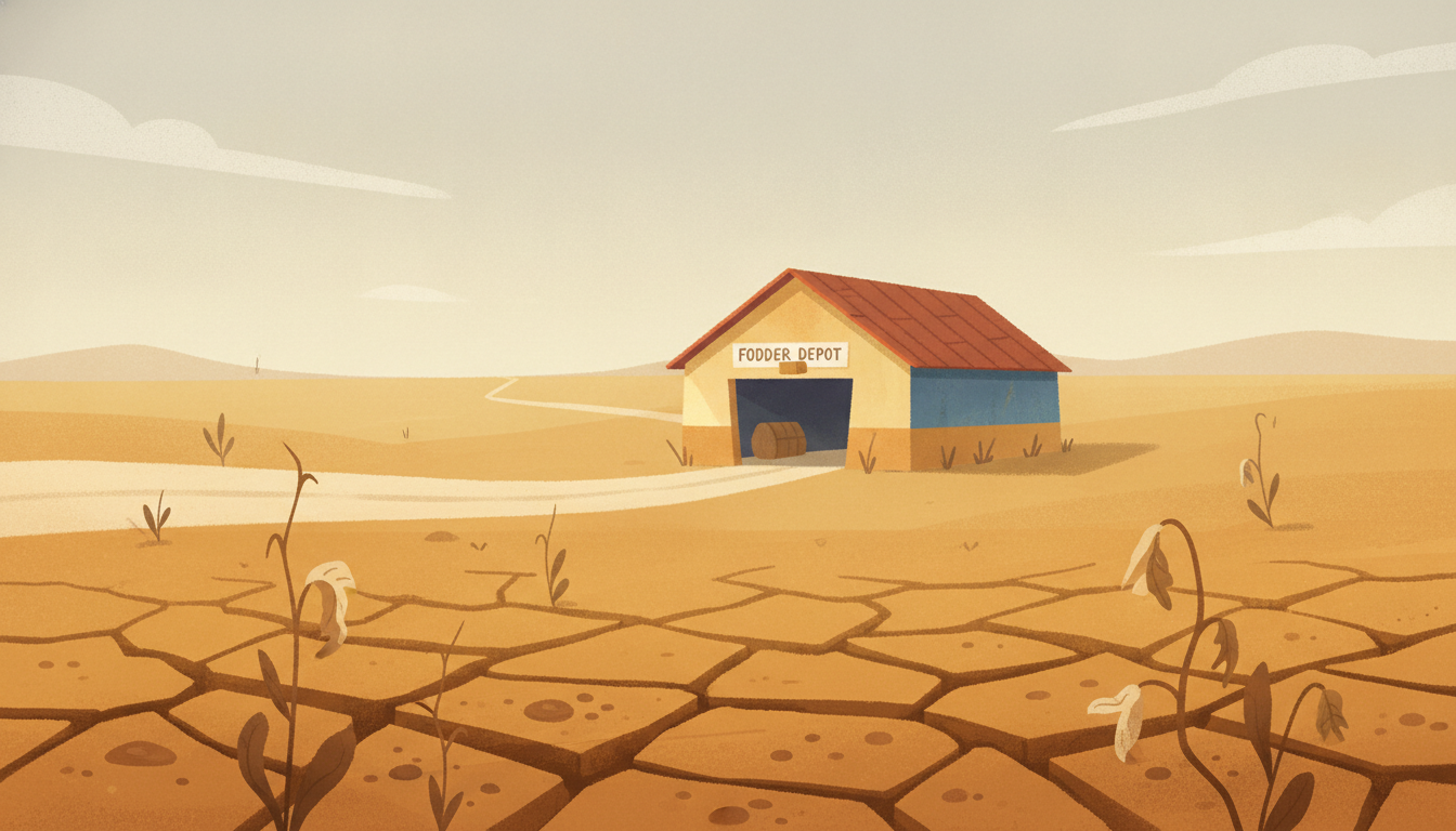 Editorial illustration for: Rajasthan Declares 80 Tehsils in 14 Districts Drought-Hit
