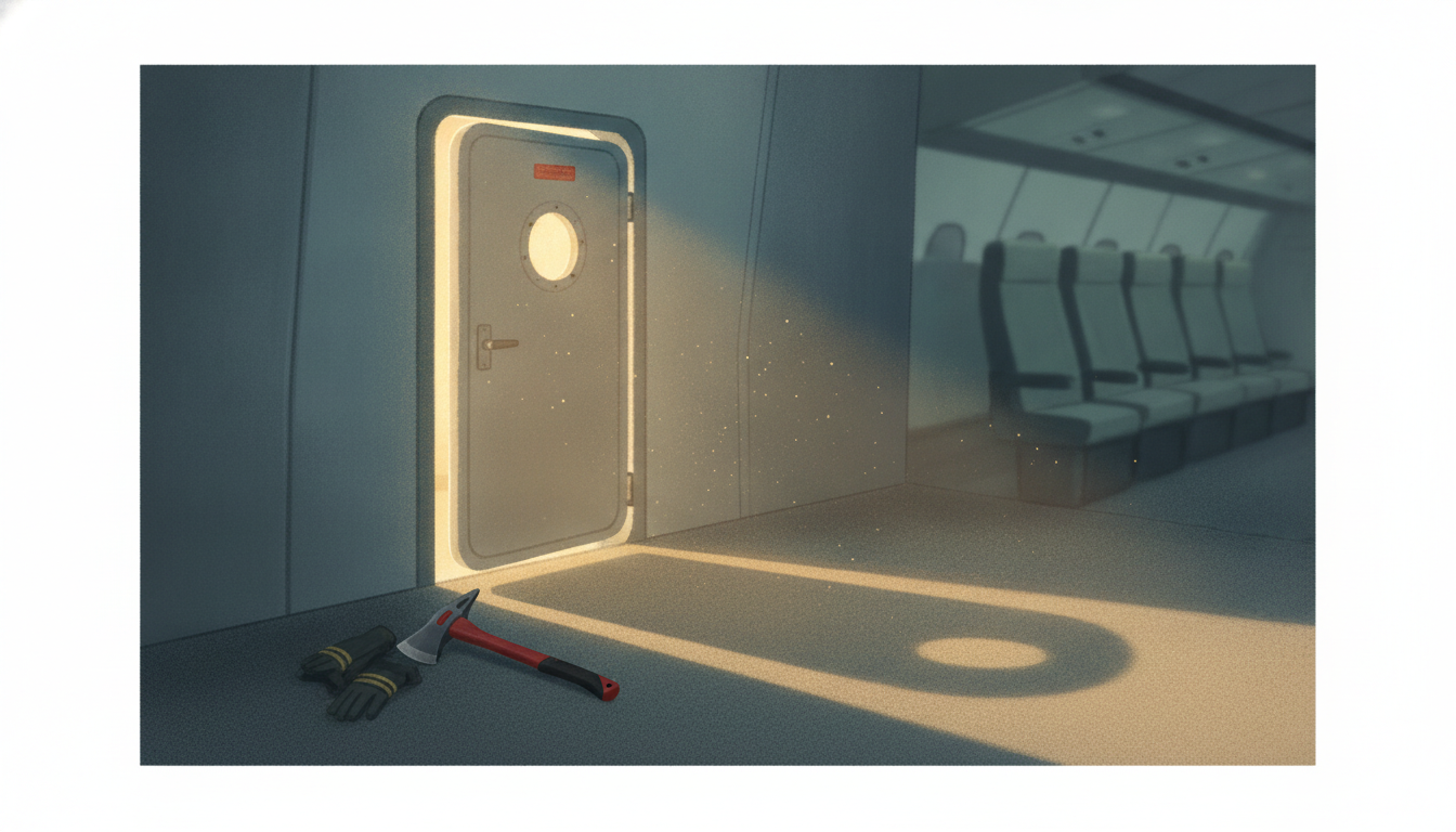 Editorial illustration for: Pilot Hailed as Hero After Preventing Attack on Flydubai Flight