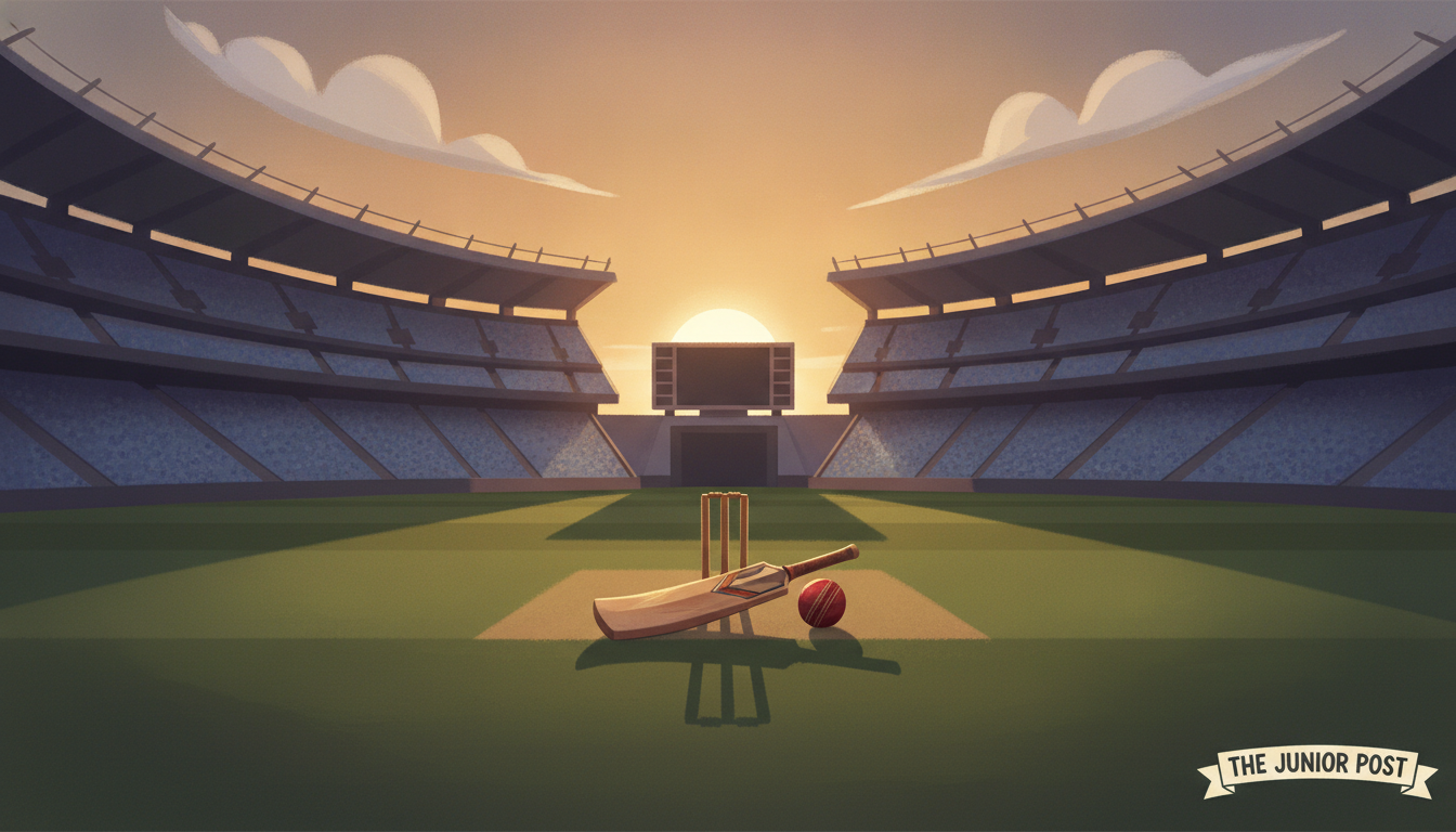 Editorial illustration for: Sri Lanka Achieves Second-Highest ODI Run Chase, Overshadowing Harry Brook's Record Double Century