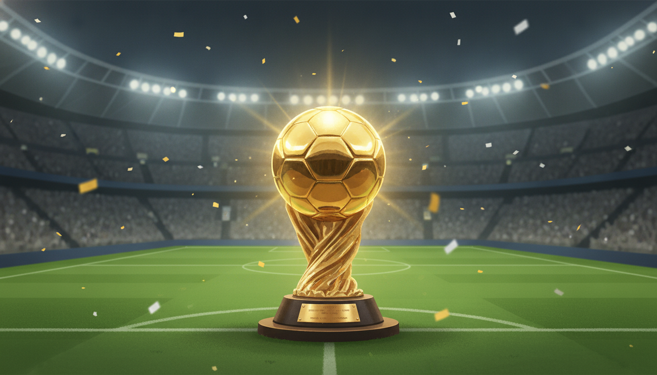 Editorial illustration for: Harry Kane Wins Men's Ballon d'Or, First Englishman in 25 Years