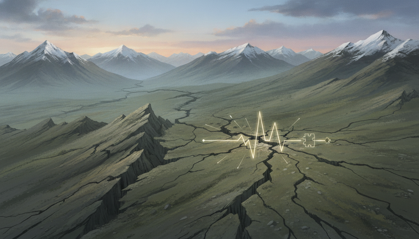Editorial illustration for: Magnitude 7.0 Earthquake Strikes Tibet, Causing Fatalities and Injuries